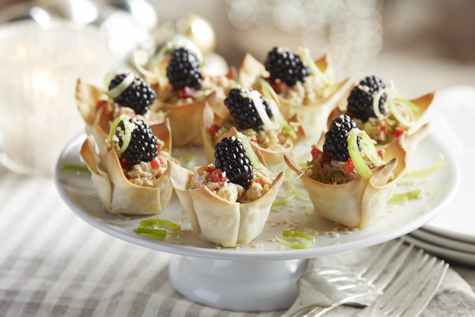 Asian Salad Wonton Cup Appetizers