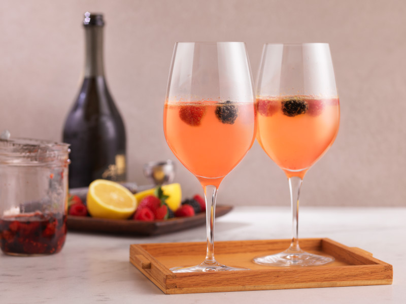 Prosecco Berry Sangria - Everyday Gluten Free Gourmet