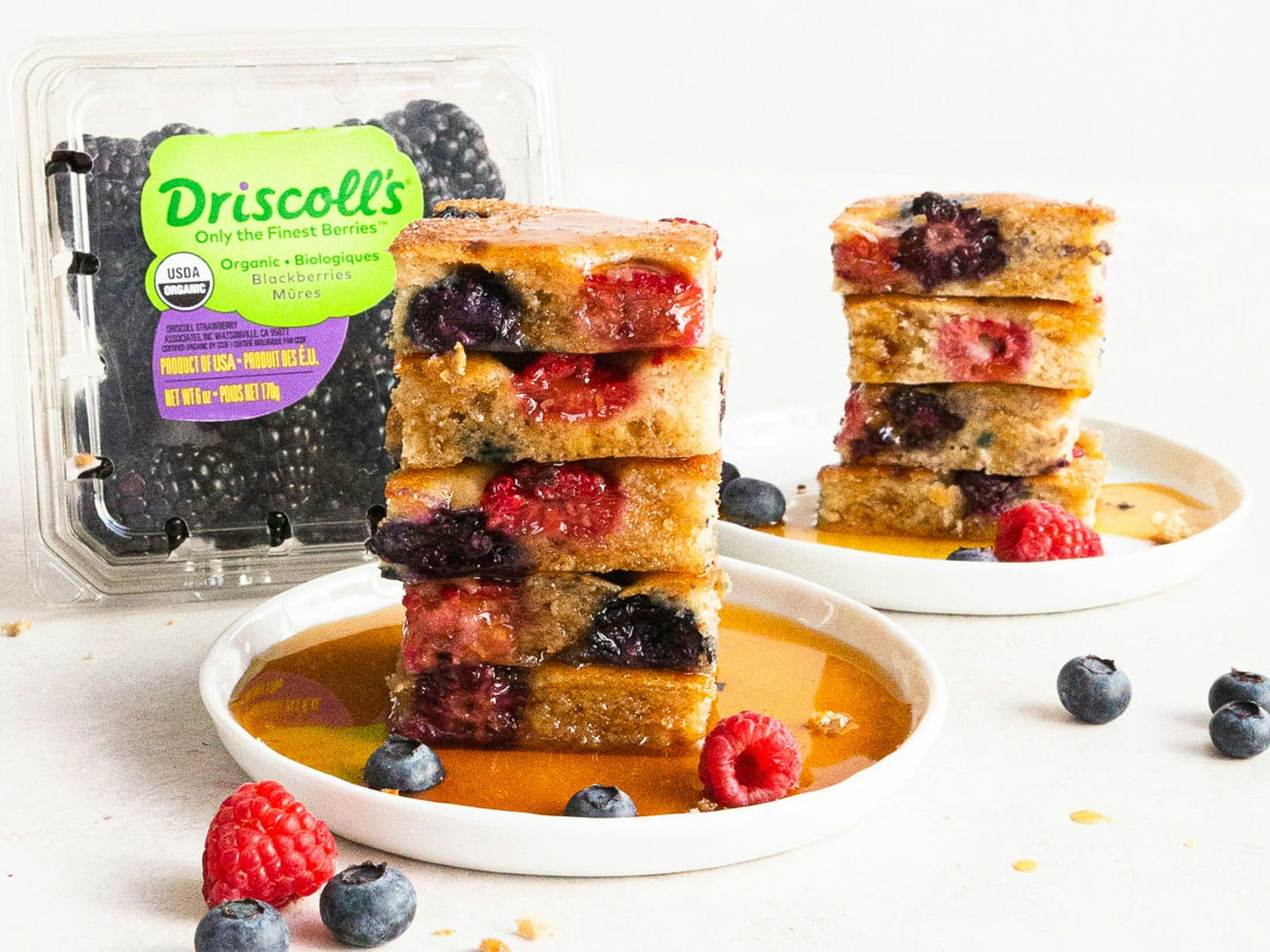 Berry Sheet Pan Pancakes with Driscolls Berries