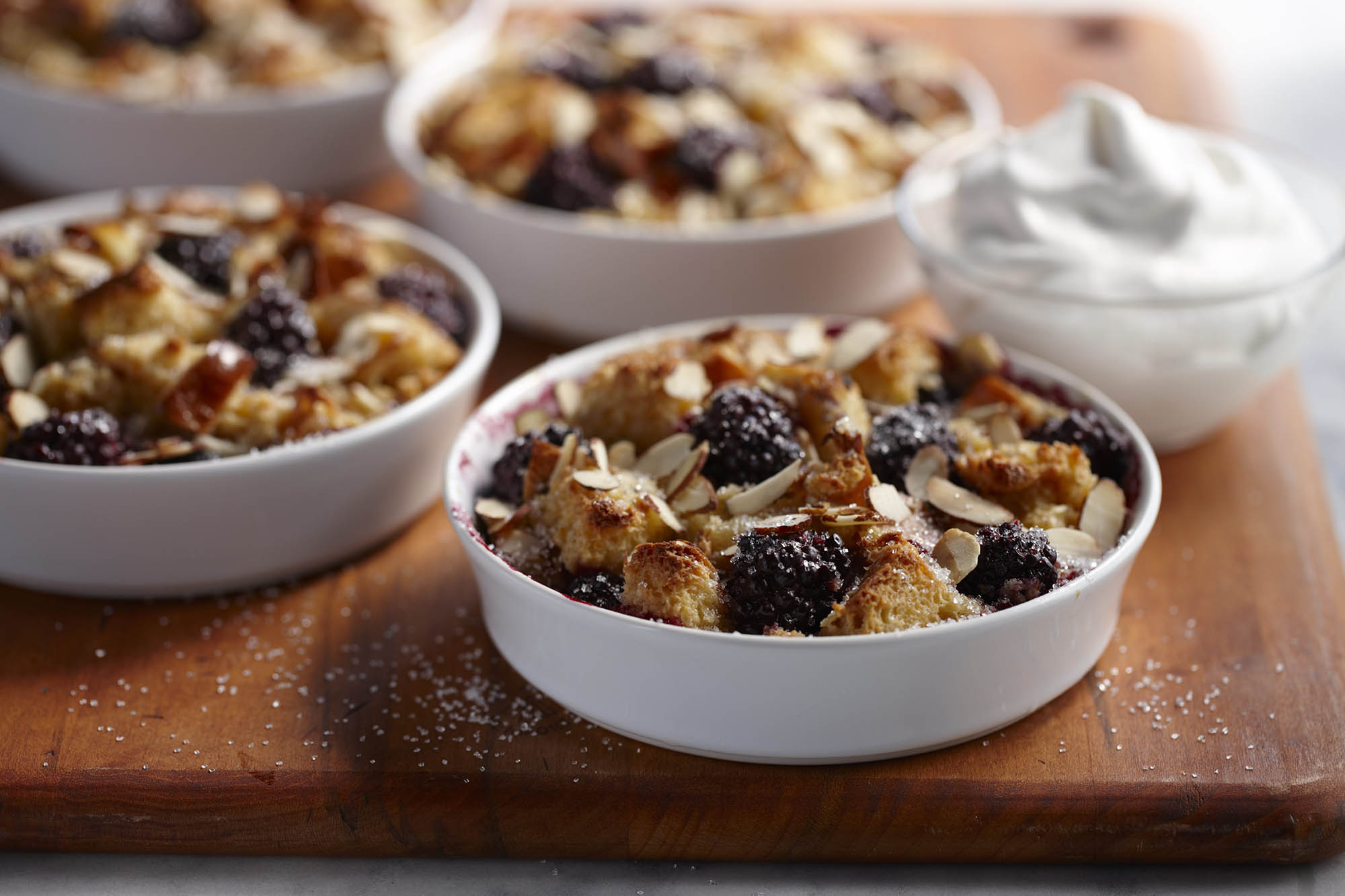 Blackberry Almond Bread Pudding Recipe Driscoll's