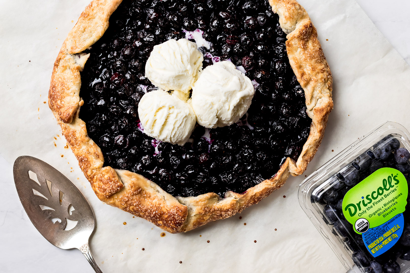 Spiced Blueberry Galette Recipe Driscoll's
