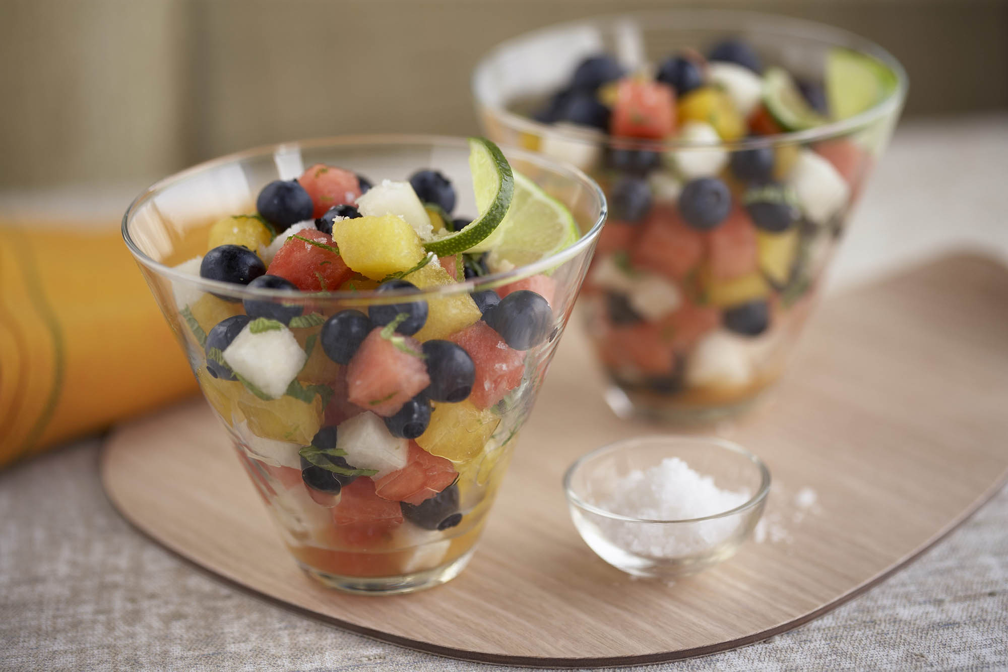 Blueberry Jicama Fruit Salad