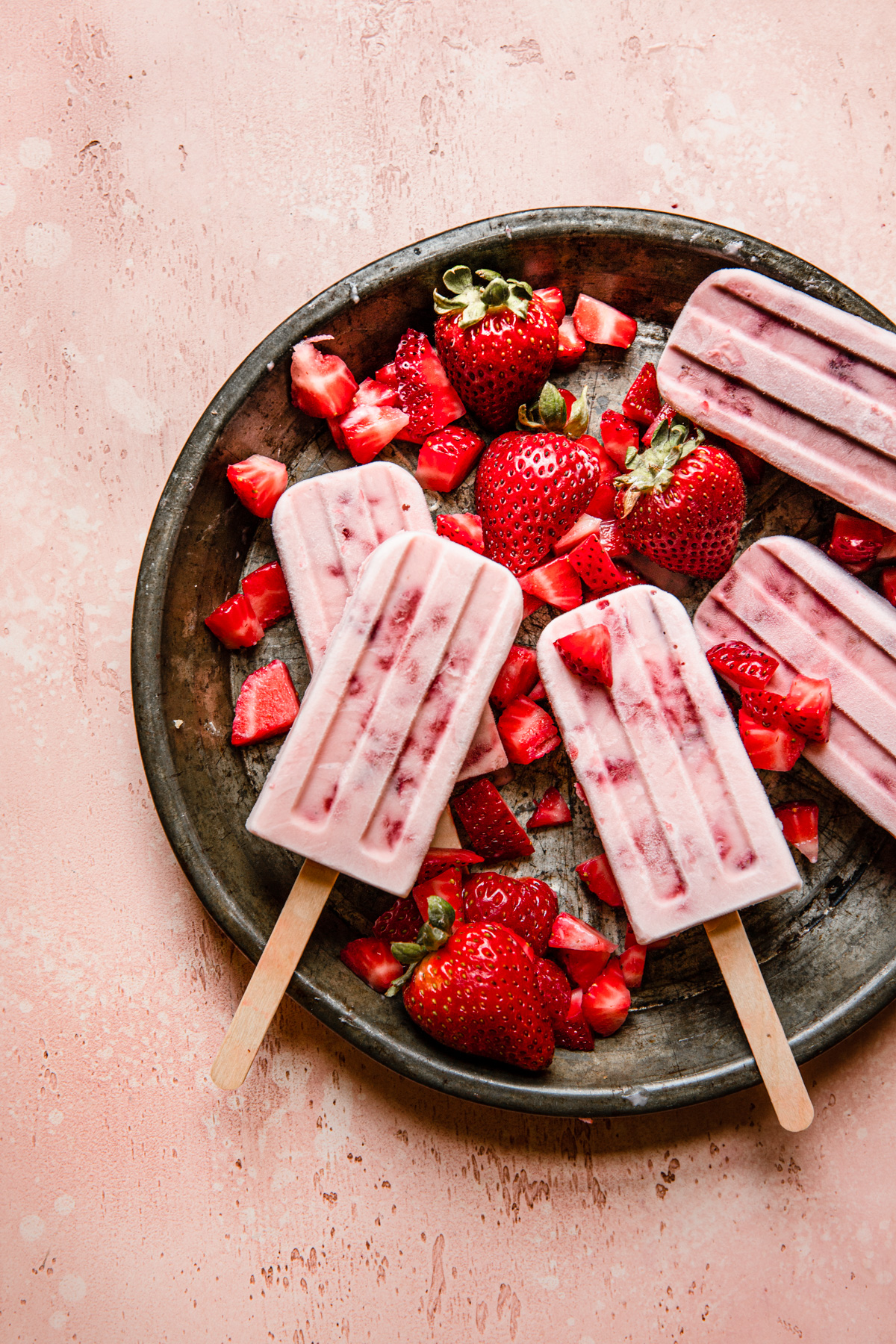 Caramelized Strawberry Creamsicles Homemade Popsicle Driscoll's
