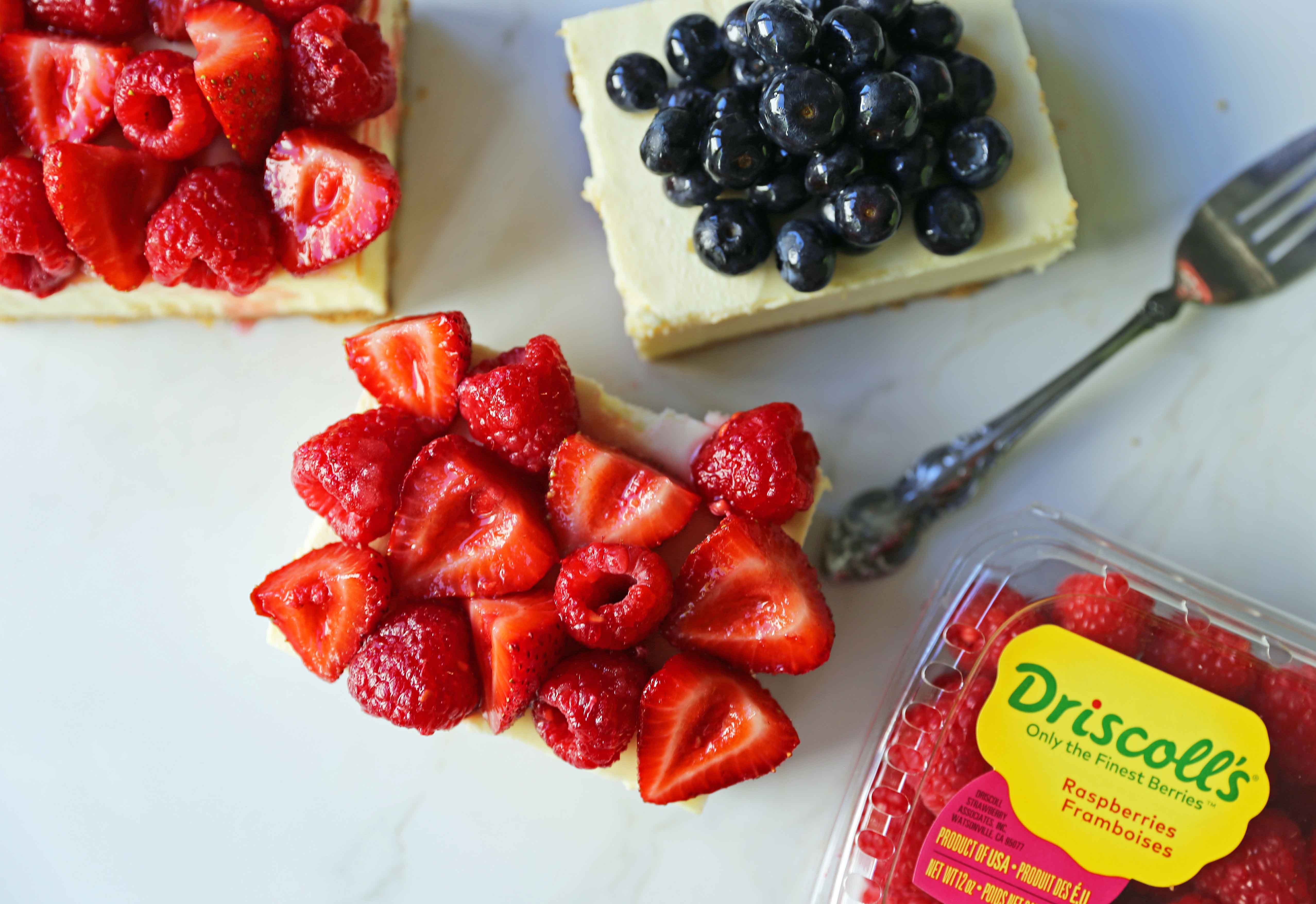 Berry Cheesecake Bars Recipe - Driscoll’s