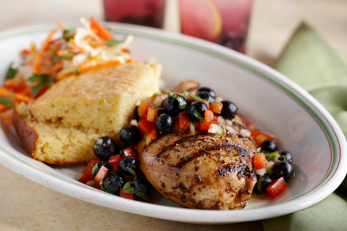 Chicken Breasts With Blueberry Shallot Relish