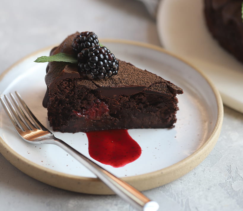 Chocolate Blackberry Torte Recipe