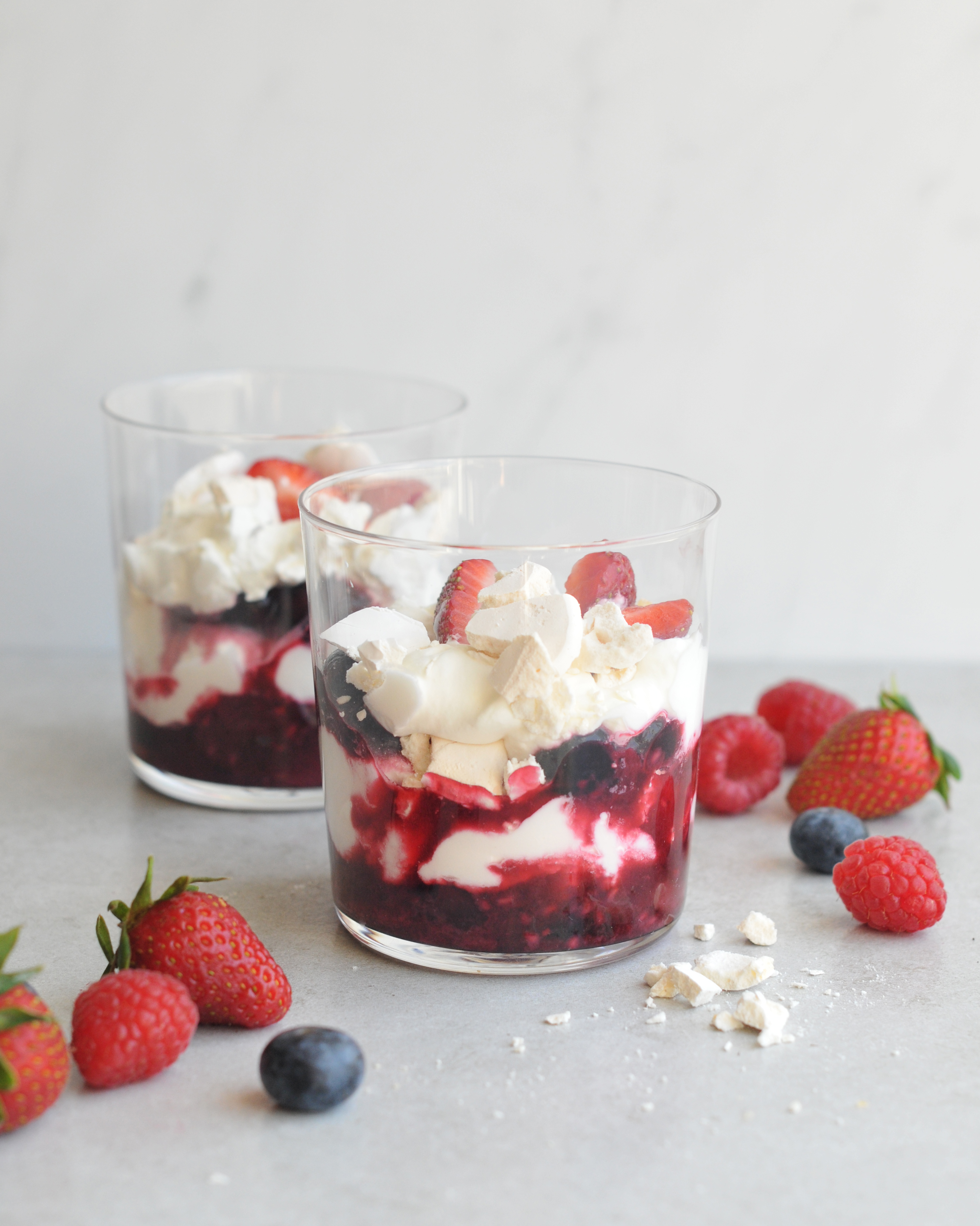 Eton Mess with Driscoll's Berry Compote