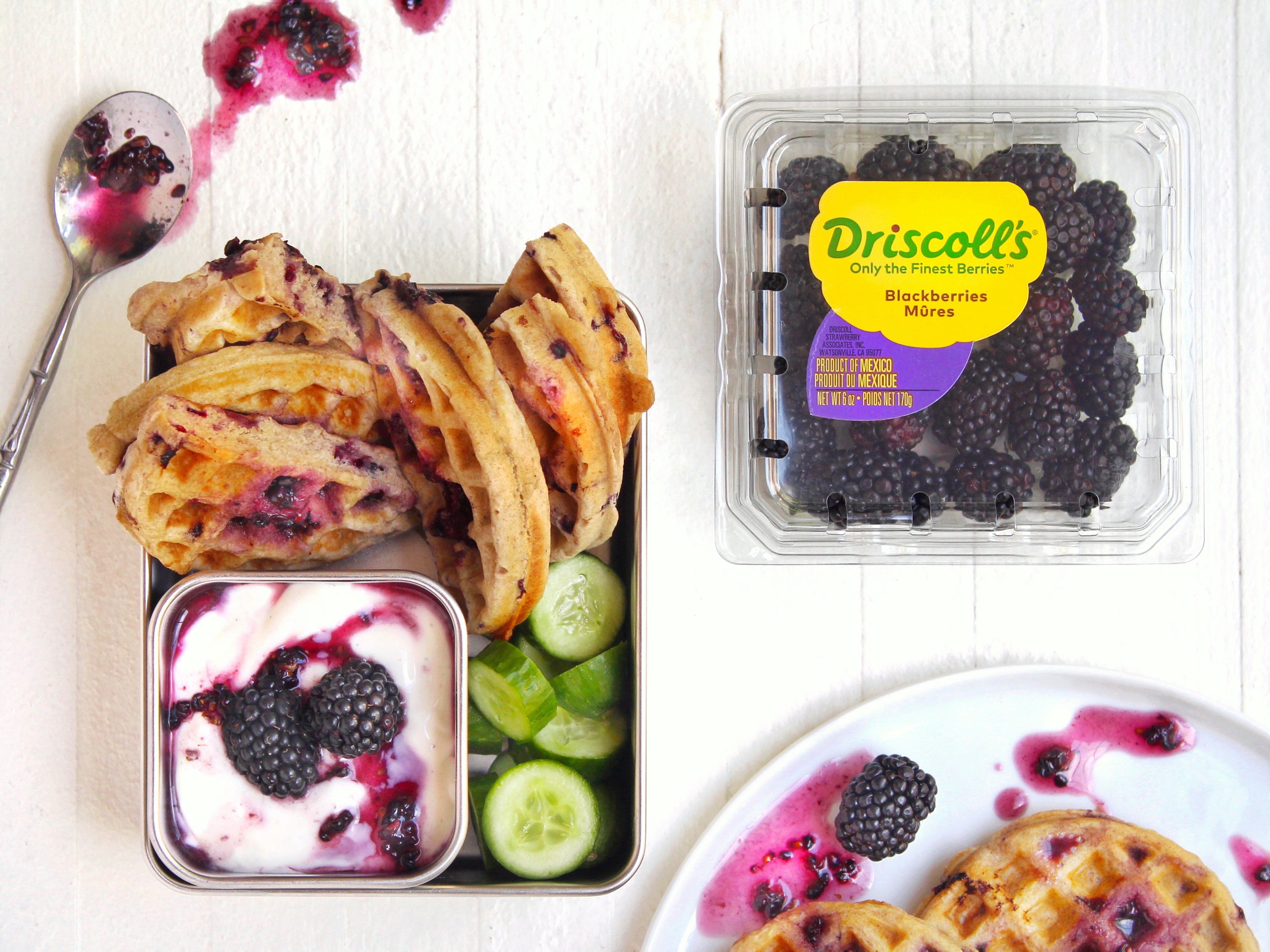 Blackberry KidFriendly Waffles