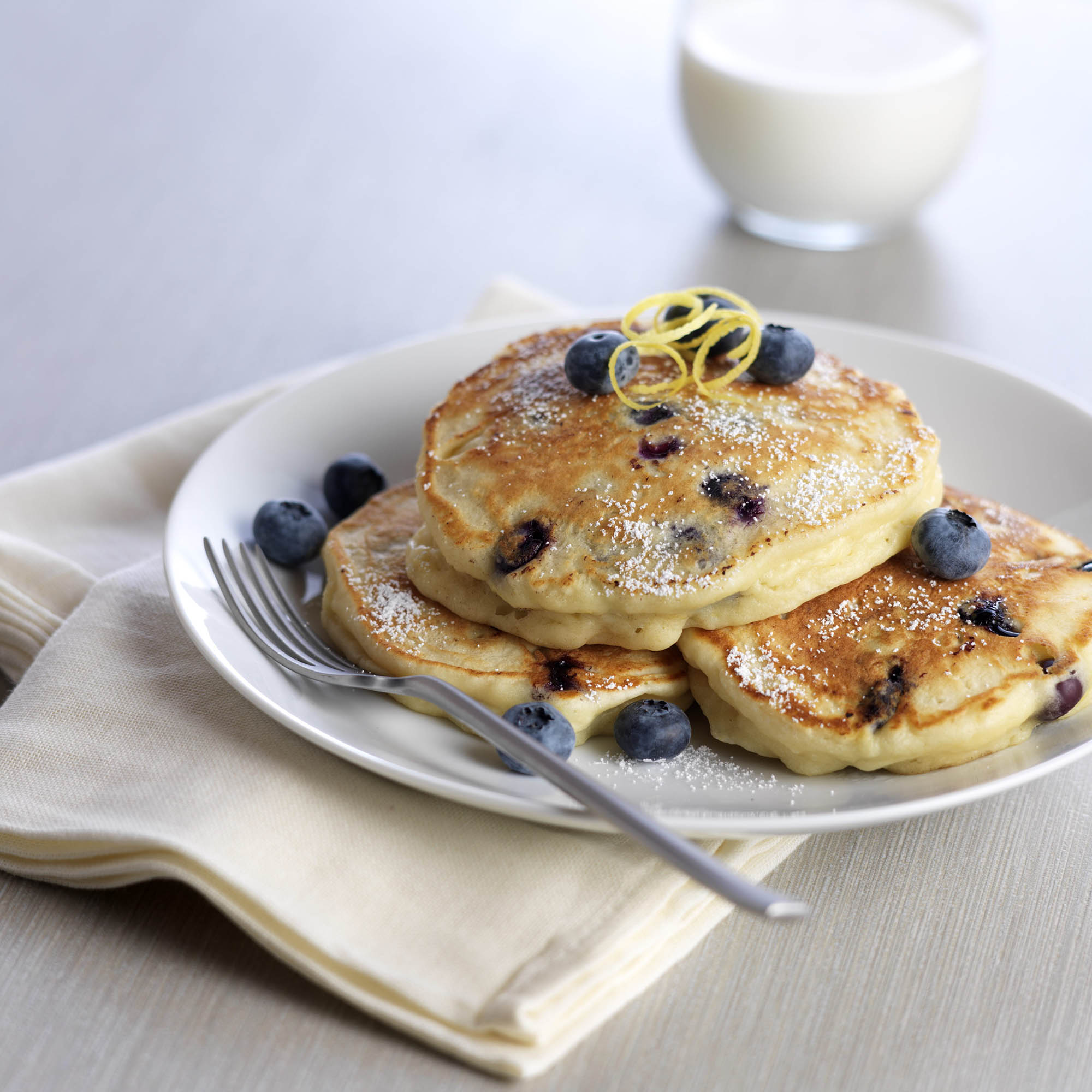 Lemon Ricotta Blueberry Pancakes | Driscoll's