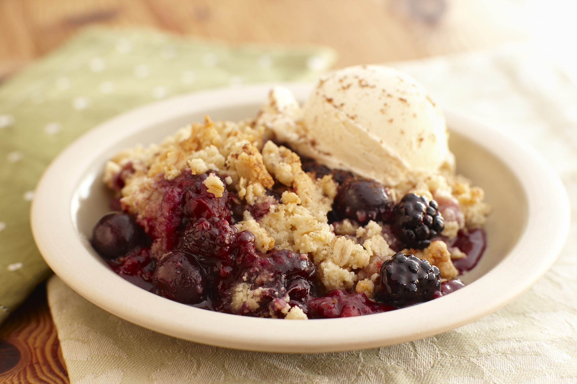 Mixed Berry Almond Cobbler Recipe Driscoll's