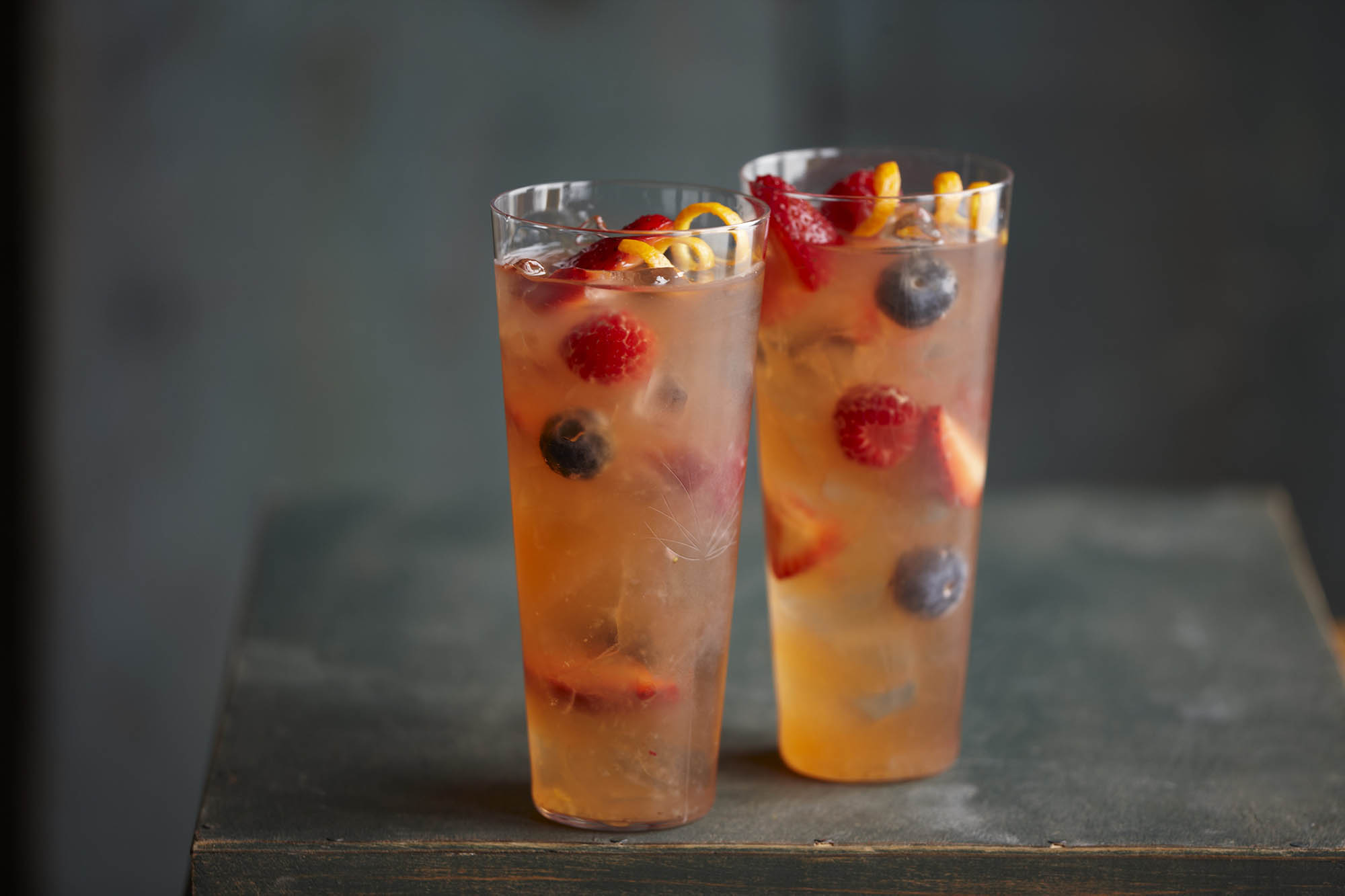 Mixed Berry Sangria Cocktail