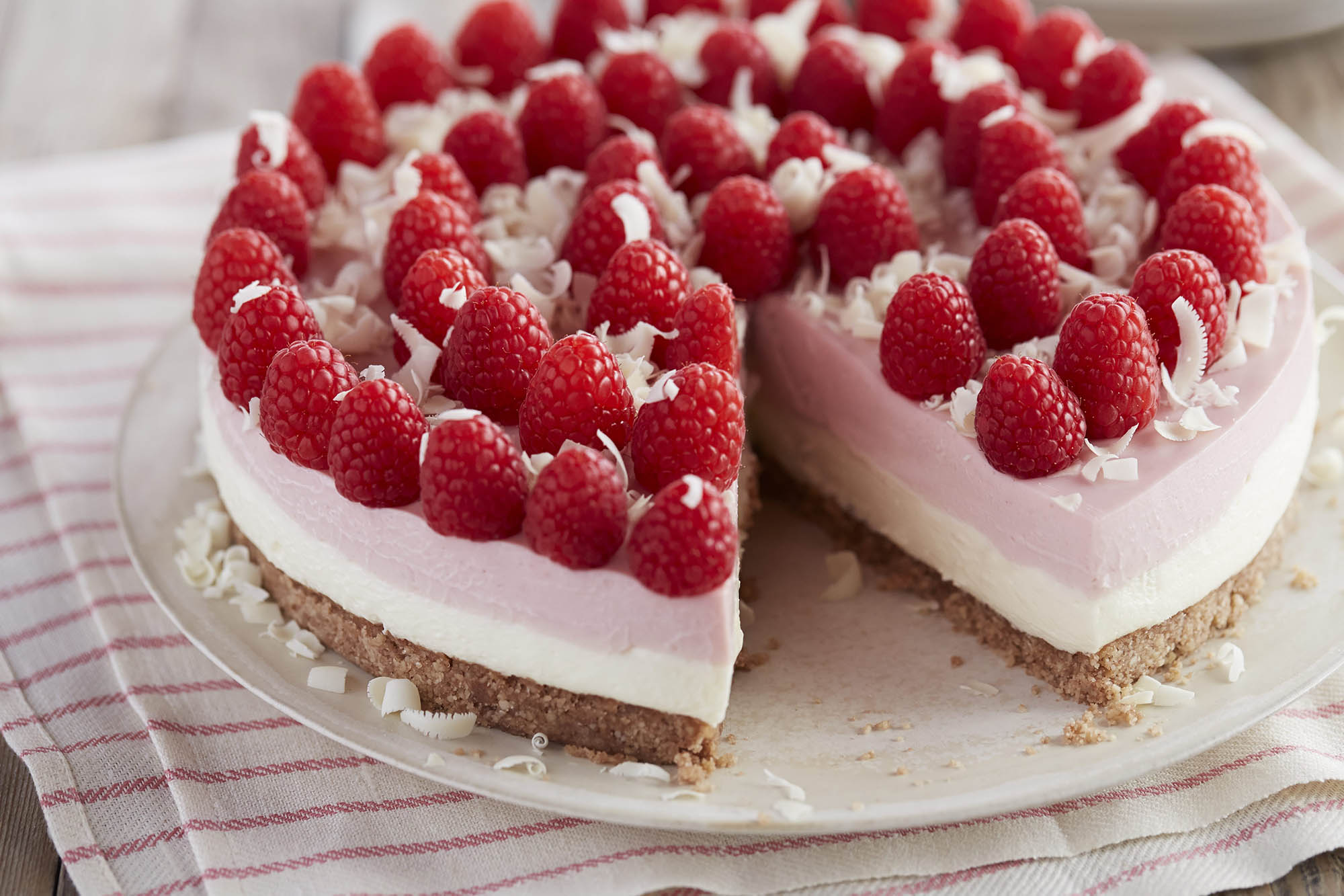 No Bake Gluten-Free White Chocolate Raspberry Cheesecake ...