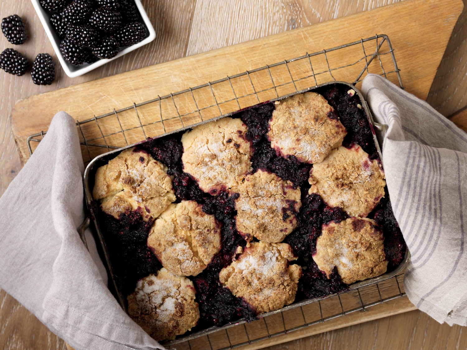 Quick and Easy Blackberry Cobbler Driscoll’s