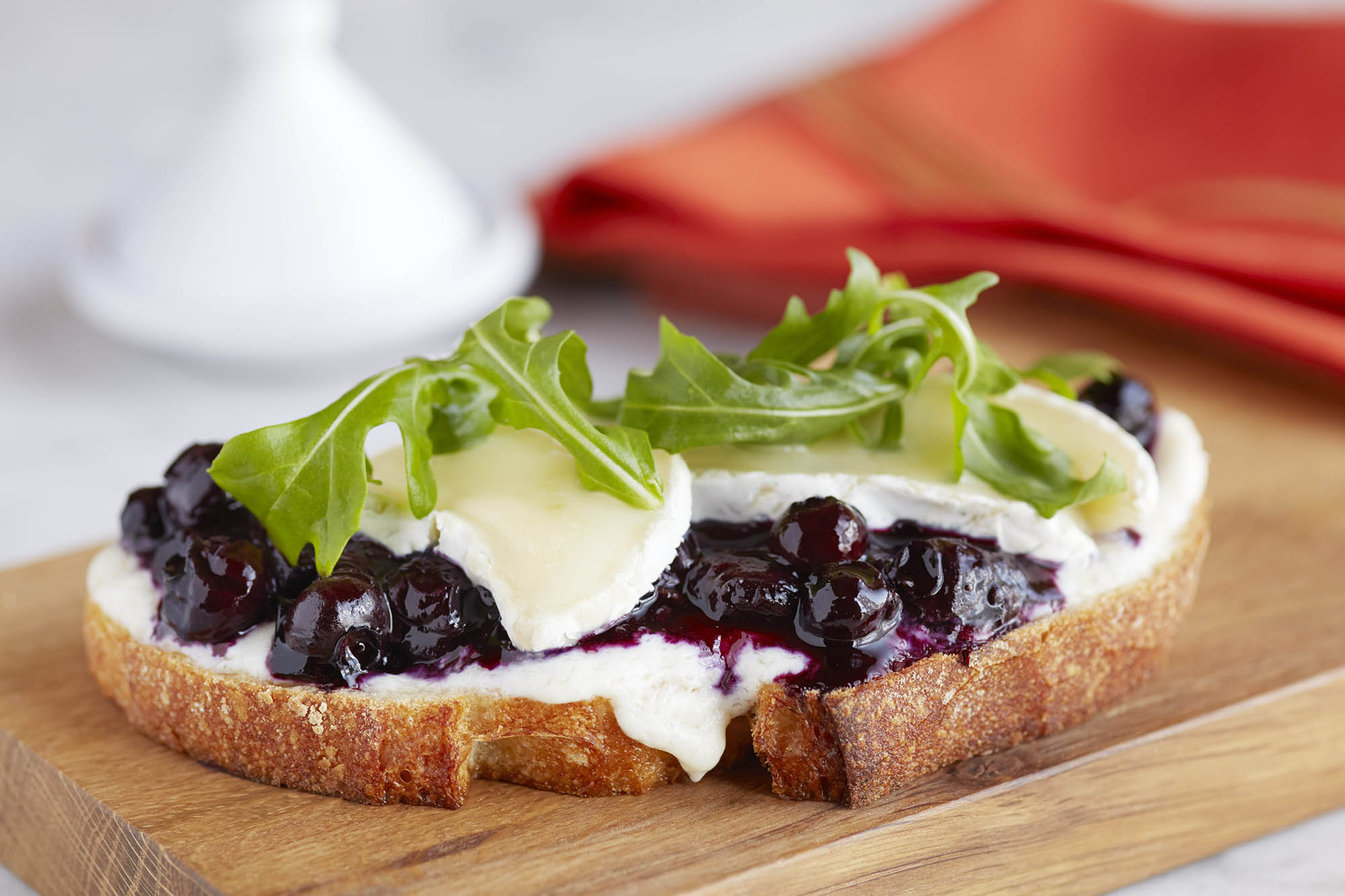 Savory Blueberry and Brie Grilled Cheese