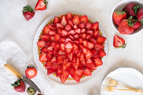 Strawberry Cheesecake Tart Recipe | Driscoll's