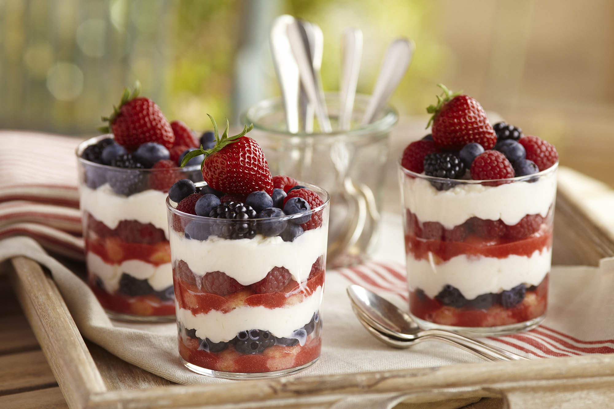 Tiramisu Mixed Berry Trifle