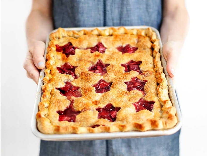Strawberry Slab Pie with Driscoll's Strawberries