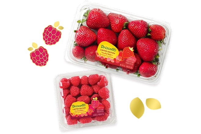 Limited Edition Strawberries and raspberries